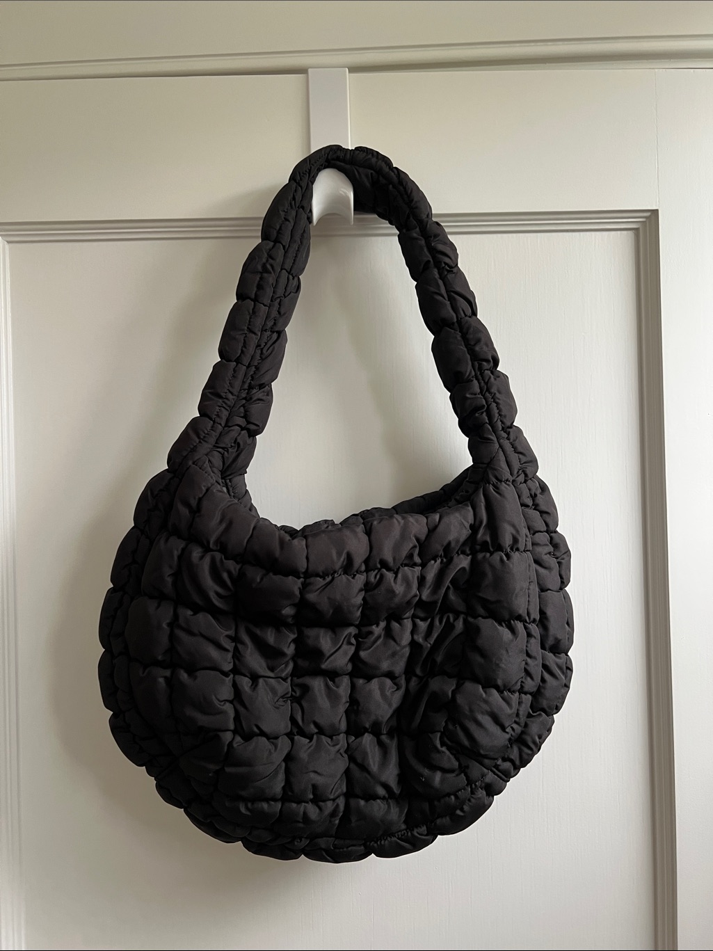 Cos Black Quilted Mini Bag